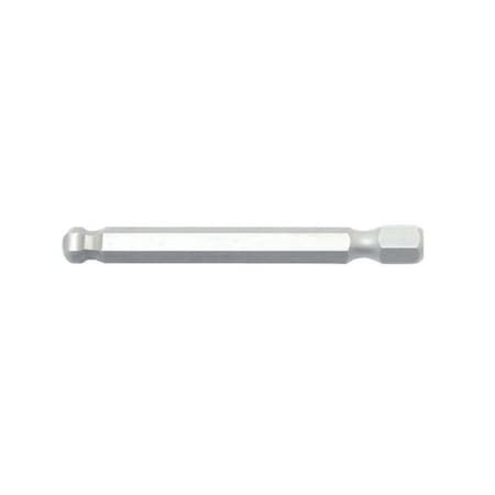 Bit, Ball Hex, 6mm, 3, 1/2