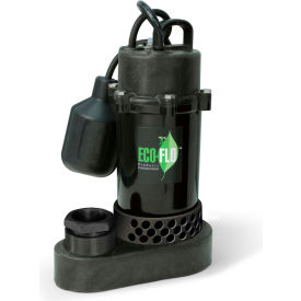 Eco-Flo SPP33W Submersible Sump Pump Thermoplastic 1/3 HP 43 GPM SPP33W