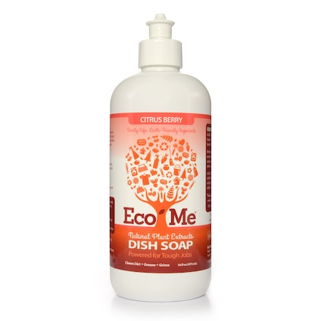 Dish Soap, Citrus Berry 16 oz., PK6 MPN:ECOM-DSCB16-06