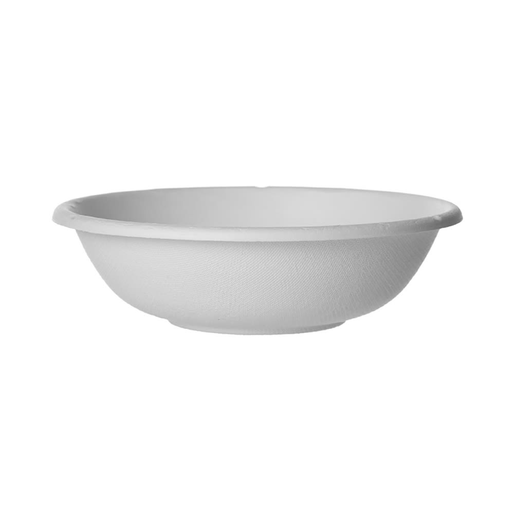 Eco-Products Vanguard Sugarcane Coupe Bowls, 16 Oz, White, Pack Of 800 Bowls MPN:EP-BL16-CNFA