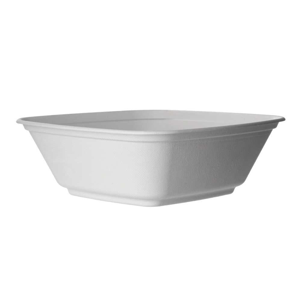 Eco-Products Vanguard Regalia Lined Sugarcane Bowls, 160 Oz, White, Pack Of 100 Bowls MPN:EP-BL160NFA