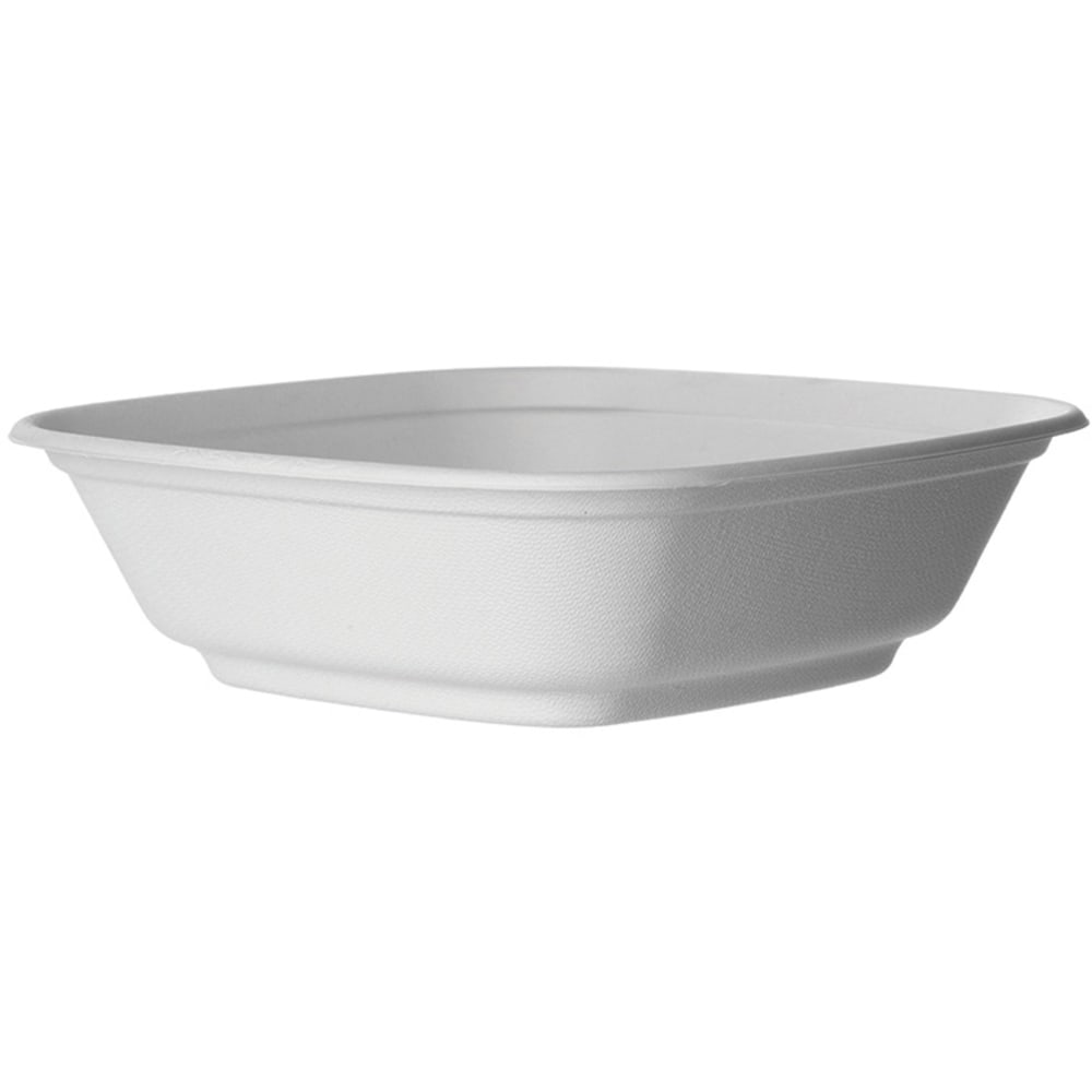 Eco-Products Vanguard Regalia Lined Sugarcane Bowls, 64 Oz, White, Pack Of 100 Bowls MPN:EP-BL64NFA