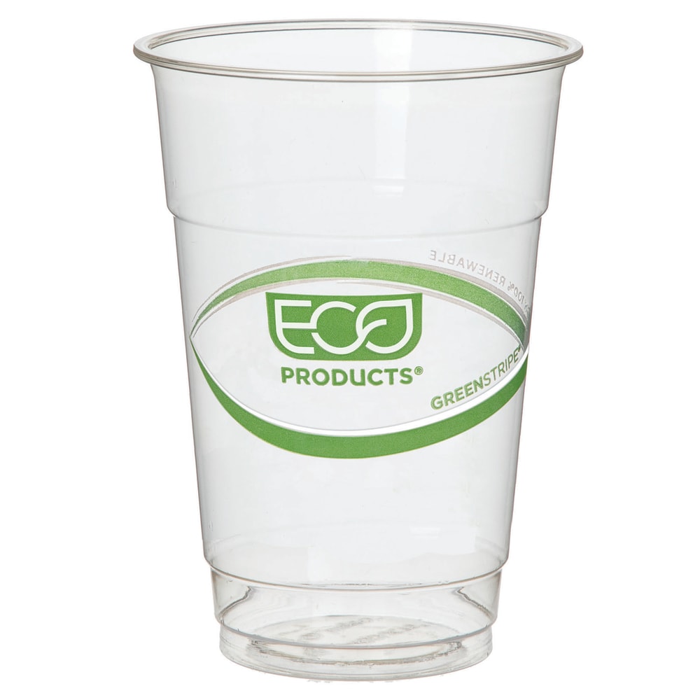 Eco-Products GreenStripe Cold Cups, 10 Oz, Clear, Pack Of 1, 000 Cups MPN:EP-CC10-GS