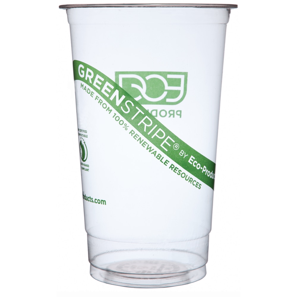 Eco-Products GreenStripe Cold Cups, 32 Oz, Clear, Pack Of 600 Cups MPN:EP-CC32-GS