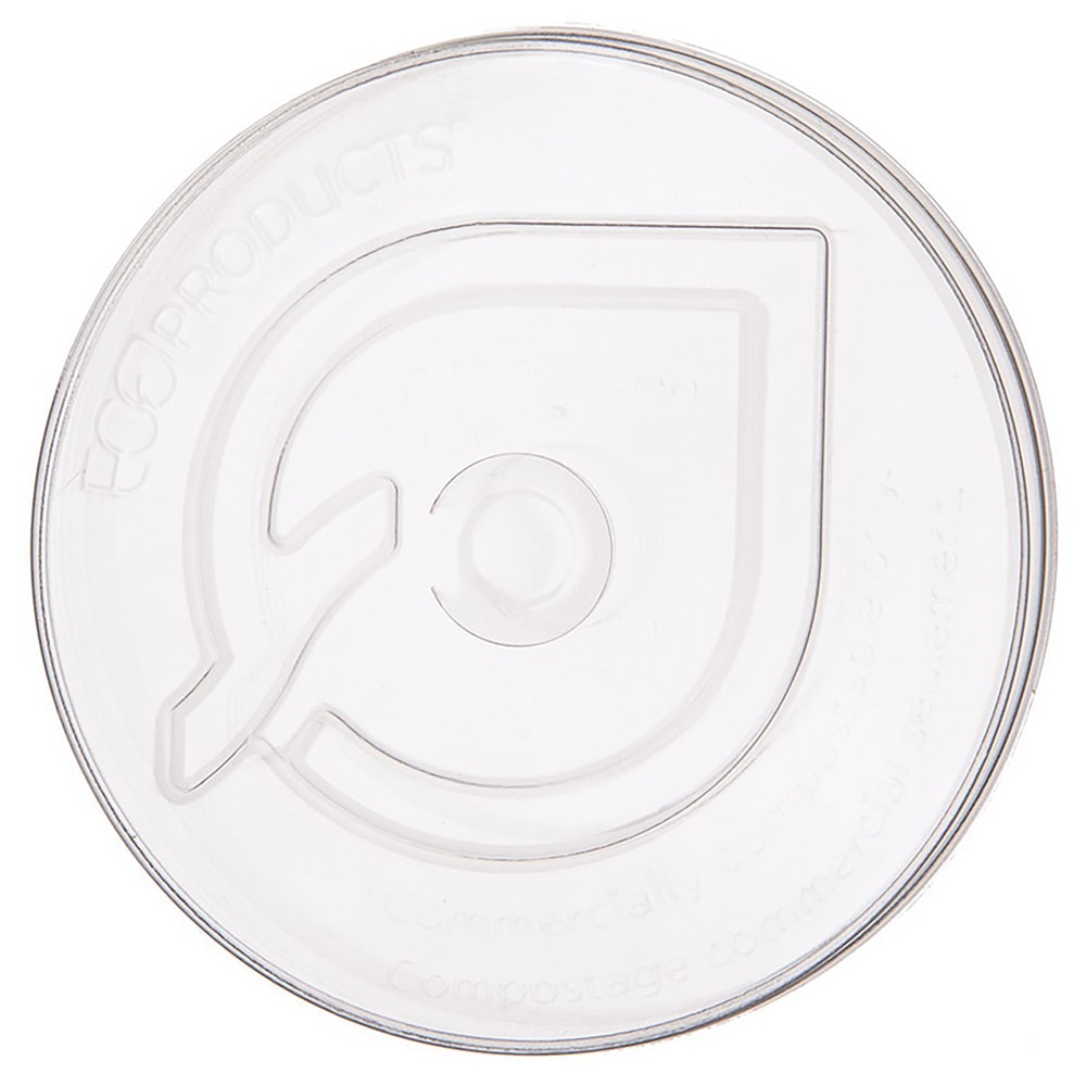 Eco-Products GreenStripe Cold Cup Lids, 12-22 Oz, 100% Recycled, White, Case Of 1, 000 Lids MPN:EP-FLCC-22