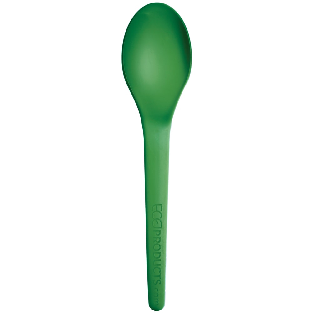 Eco-Products Plantware Spoons, 6in, Green, Pack Of 1, 000 Spoons MPN:EP-S013G