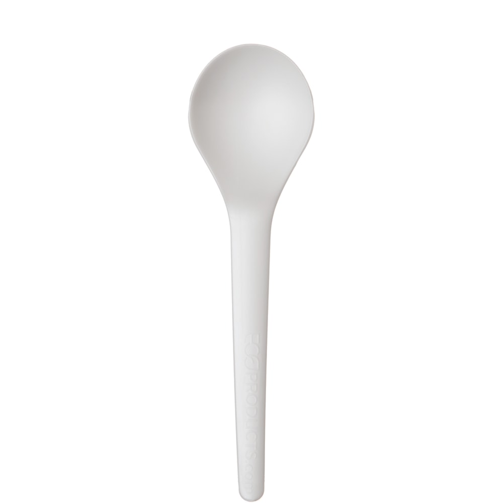 Eco-Products Plantware Soup Spoons, 6in, Off White, Pack Of 1, 000 Spoons MPN:EP-S014