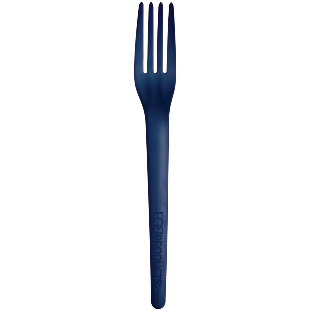Eco-Products Plantware Dinner Forks, 7in, Blue, Pack Of 1, 000 Forks MPN:EP-S017BLU