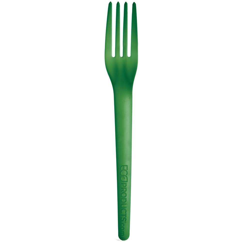 Eco-Products Plantware Dinner Forks, 7in, Green, Pack Of 1, 000 Forks MPN:EP-S017G