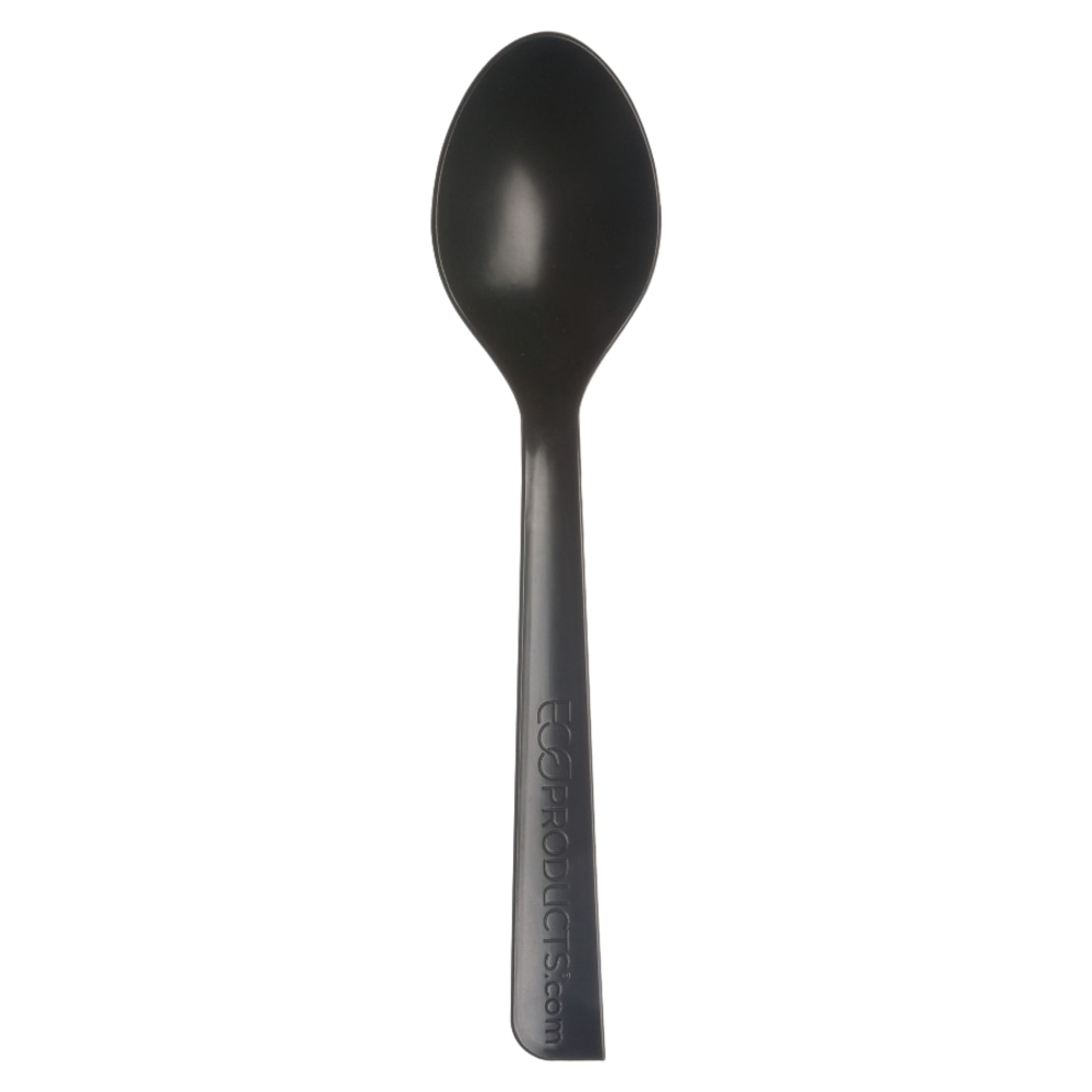 Eco-Products 100% Recycled Polystyrene Cutlery, Spoons, Black, Box Of 1000 MPN:EP-S113