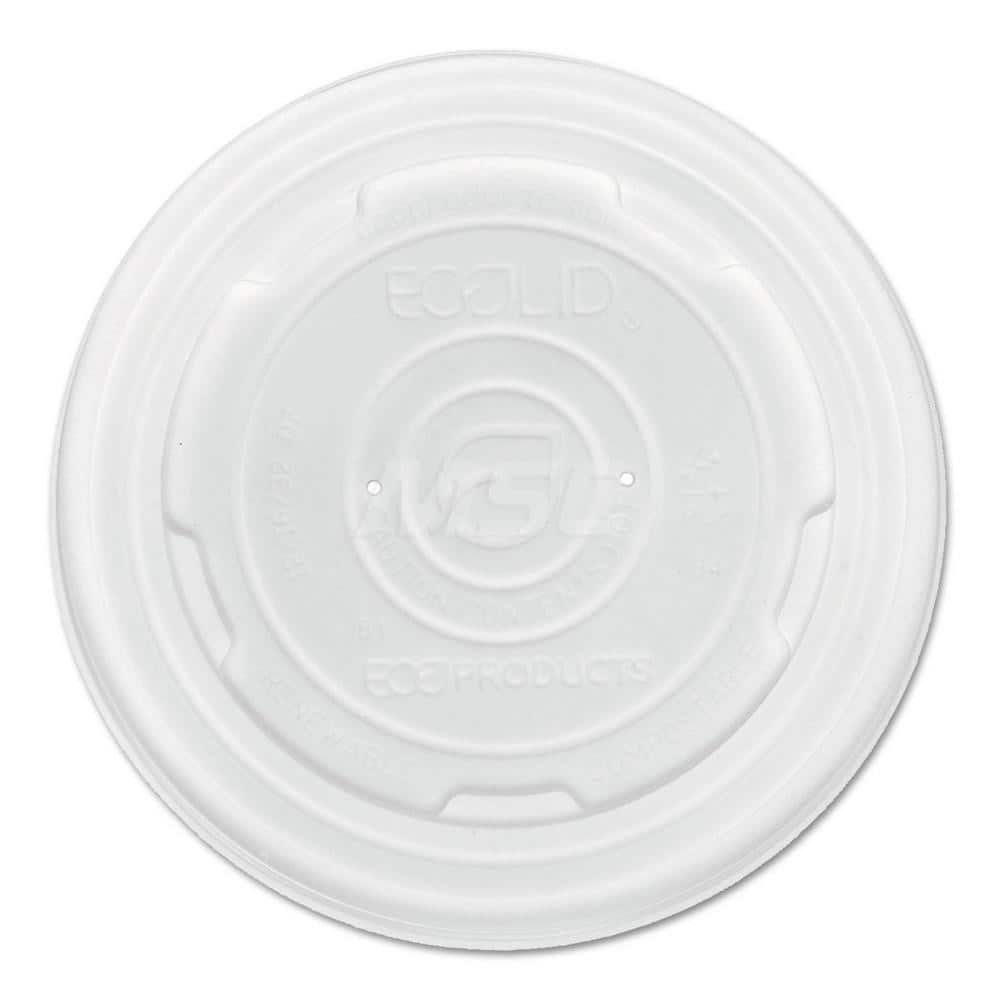 Food Container Lids; For Use With: Eco-Products EP-BSC8-WA; Shape: Round; Material Family: Plastic; Color: Translucent; Material: Plastic; Lid Type: Snap-On MPN:ECOEPECOLIDSPS - Pkg Qty 20