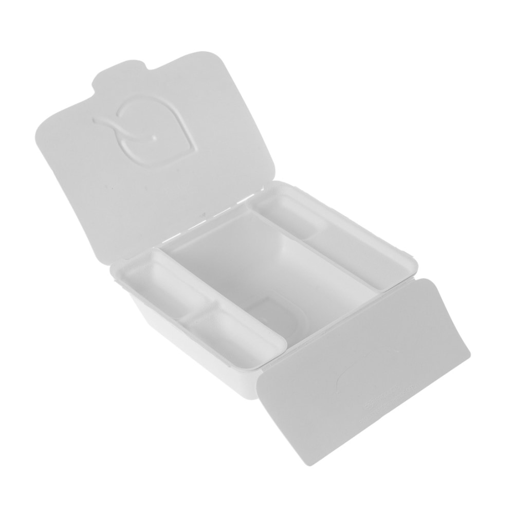 Eco-Products Vanguard Folia Take-Out Containers, 2-1/2inH x 6inW x 5-1/2inD, White, Pack Of 150 Containers MPN:EP-FSC58NFA