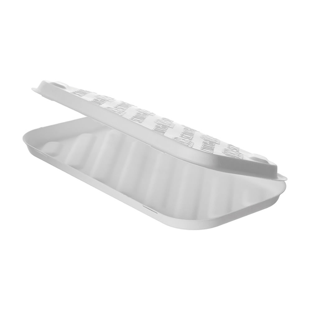 Eco-Products Vanguard Sugarcane Flatbread Pizza Clamshells, 1-1/4inH x 13inW x 7inD, White, Pack Of 200 Clamshells MPN:EP-HC137NFA