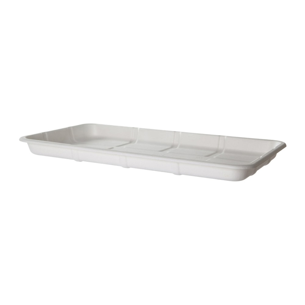 Eco-Products Vanguard Meat And Produce Trays, 1-1/16inH x 14-3/4inW x 8-1/4inD, White, Pack Of 200 Trays MPN:EP-MP25SNFA
