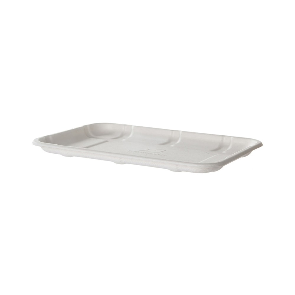 Eco-Products Vanguard Meat And Produce Trays, 9/16inH x 8-1/2inW x 6inD, White, Pack Of 400 Trays MPN:EP-MP2SNFA