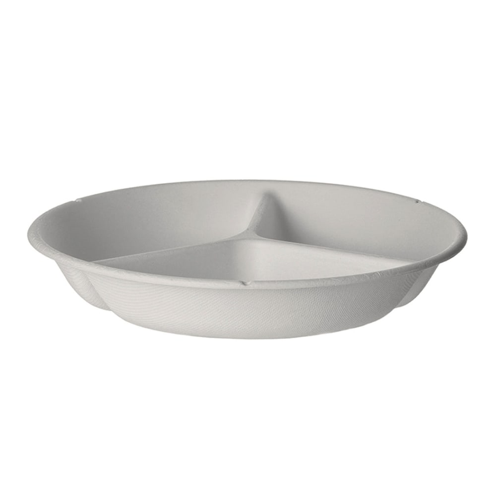 Eco-Products Vanguard WorldView Take-Out Containers, 1-1/4inH x 9inW x 9inD, White, Pack Of 400 Containers MPN:EP-SCR93NFA