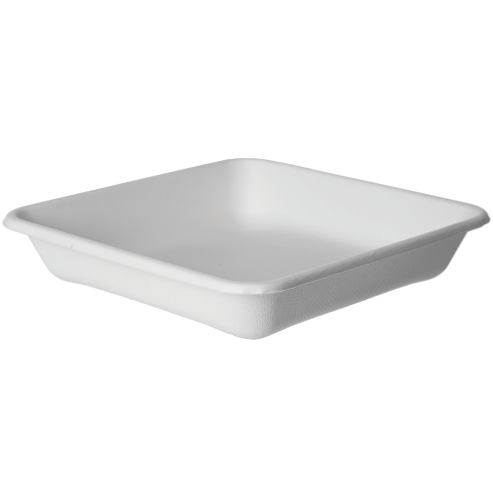 Ghent WorldView Renewable & Recyclable Sugarcane Take Out Containers, 9in, Pack Of 200 Containers MPN:EP-SCS9T