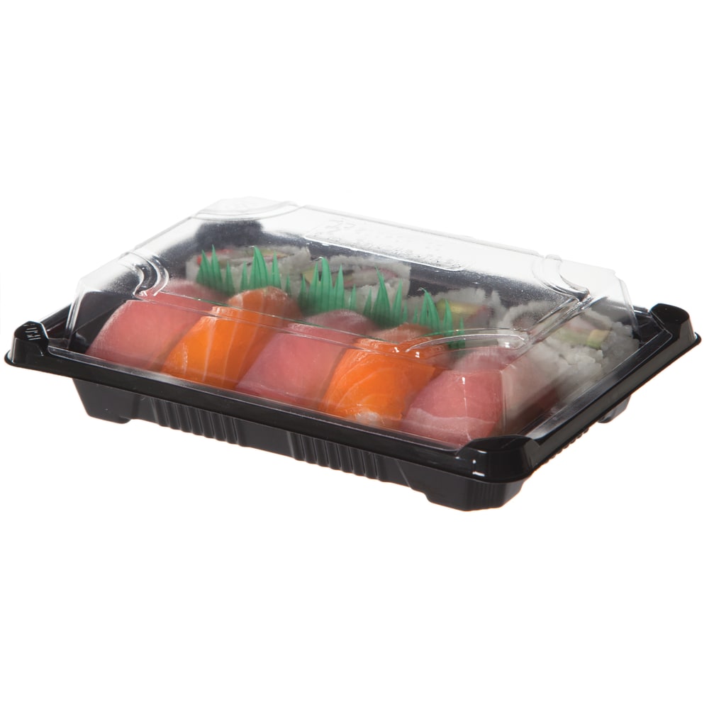 Eco-Products Small PLA Sushi Containers, Pack Of 600 Containers MPN:EP-SH2-CPK