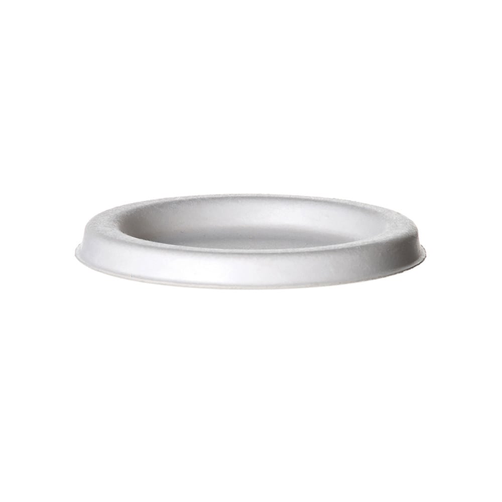 Eco-Products Vanguard Sugarcane Portion Cups With Lids, 2 Oz, White, Pack Of 2, 500 Cups MPN:EP-SPCLID2NFA