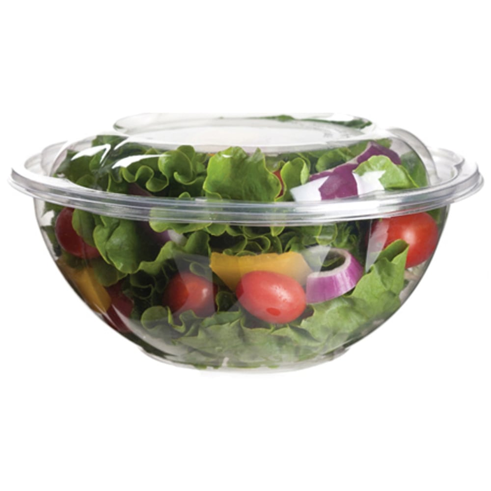 Eco-Products Take-Out Salad Bowls With Lids, 24 Oz, Clear, 50 Bowls Per Pack, Case Of 3 Packs MPN:EPSB24