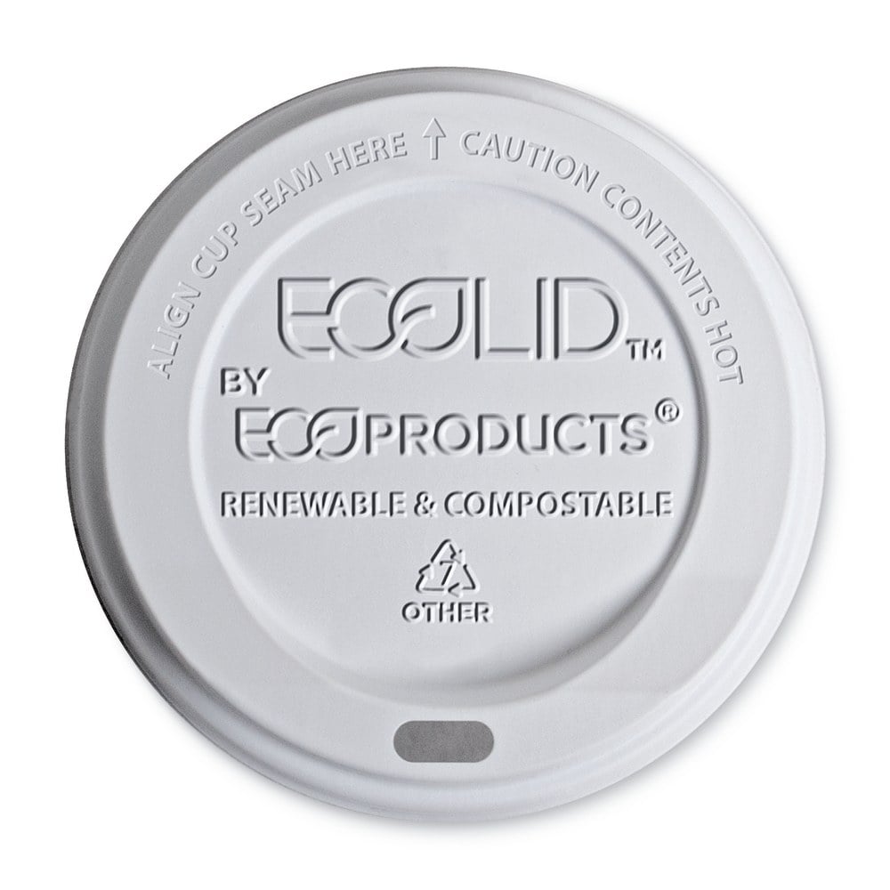 Eco-Products Hot Cup Lids, Fits 10-20 Oz Cups, Translucent, Pack Of 800 Lids MPN:ECOEPECOLIDW
