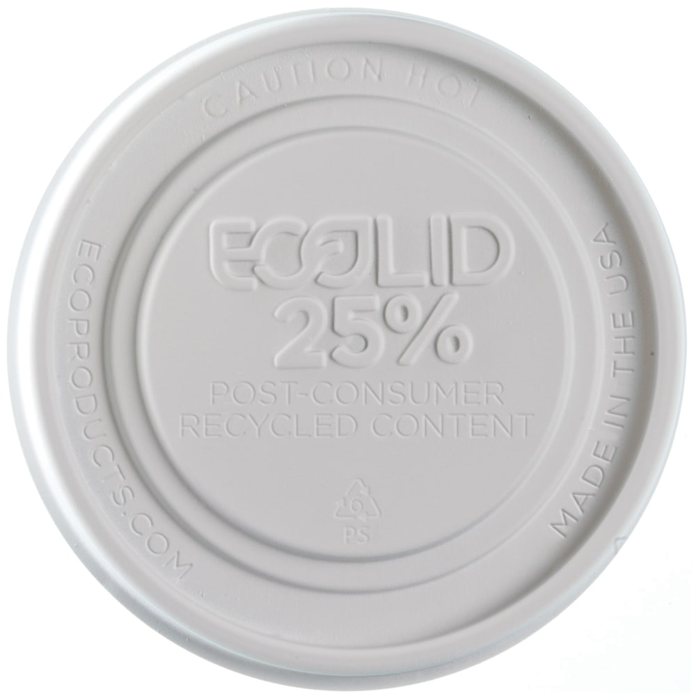 Eco-Products EcoLid Food Container Lids, 8 Oz, Off-White, Pack Of 1, 000 Lids MPN:EP-BRSCLID-S