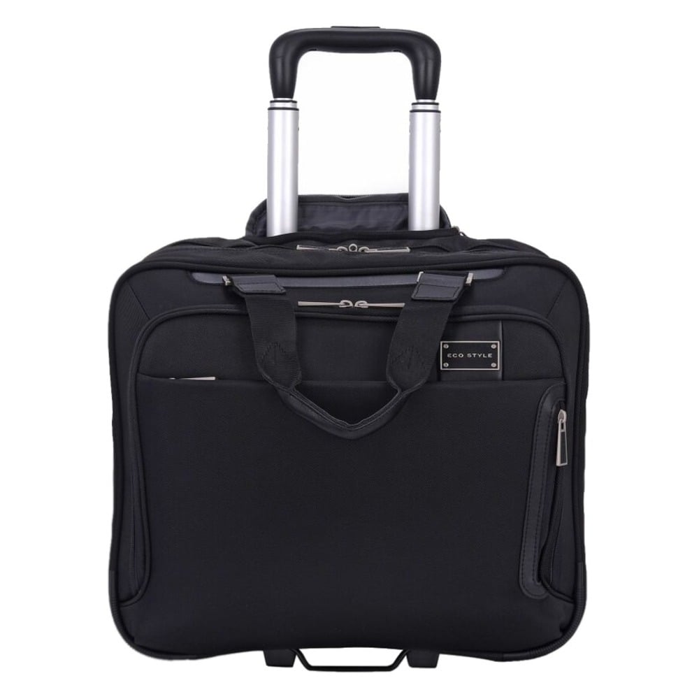 ECO STYLE Tech Exec Carrying Case (Roller) for 16in iPad Notebook - Black - Fabric Exterior Material - Nylon Interior Material - ETEX-RC15 MPN:ETEX-RC15