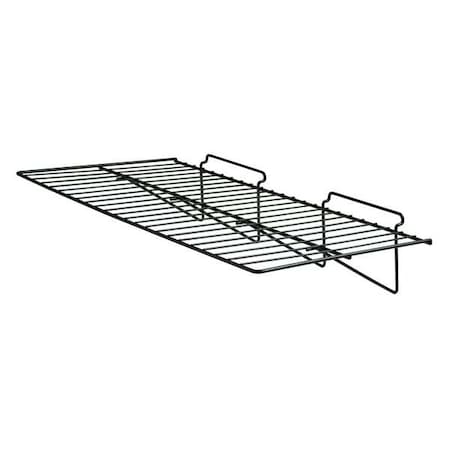 Shelf, Black, 24 in. L, Semi-Gloss, PK6 MPN:EBL/2412