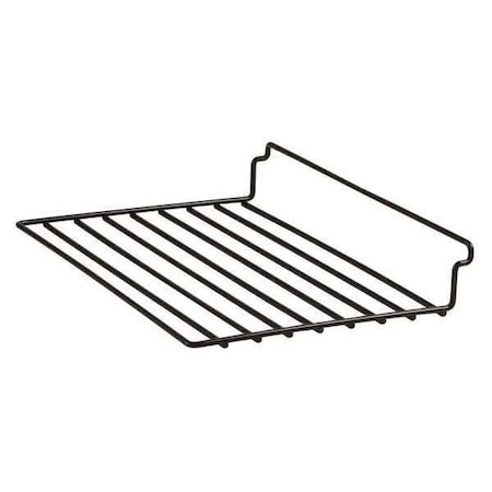 Shelf, Black, 12 in. L, Semi-Gloss, PK6 MPN:EBL/812