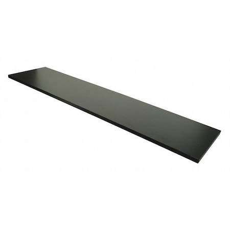 Shelf, Blk, 48 in L, 11 7/8 in W, PK4 MPN:PW/1248BK