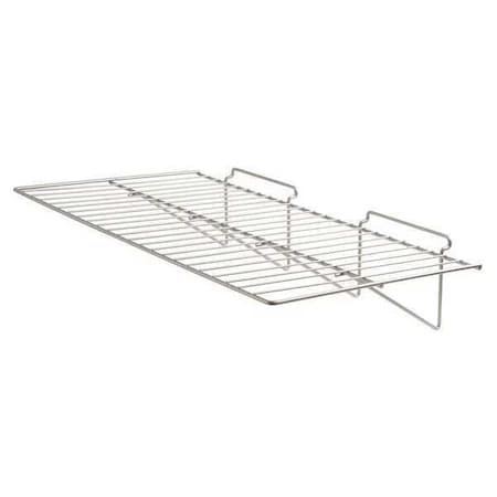 Shelf, Silver, 24 in. L, Semi-Gloss, PK6 MPN:SWEC/2412