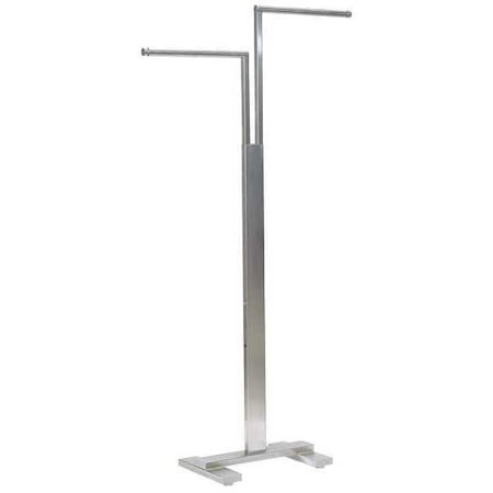 Retail Apparel Rack, Metal, 75 in H MPN:BA48SC