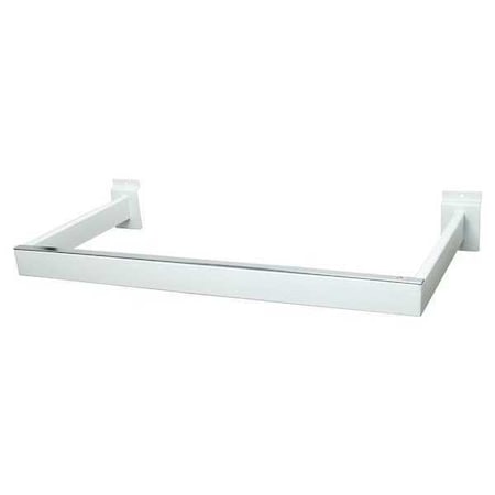 U-Shaped Rectangular Hangrail, White, 10PK MPN:EMTW/R81