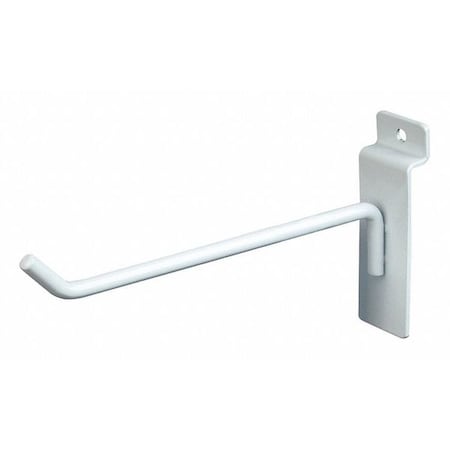 Hook, Wht, 6 in L, 1/2 in W, PK96 MPN:EWH/H6