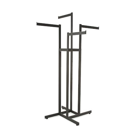 Rack Rectangular Tubing 4-Way, Black MPN:K85/MAB