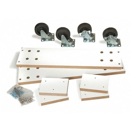 Caster Kit, 2 Way Slatwall Merchandiser MPN:WDCAS2H24