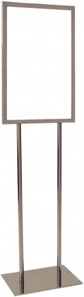 14 Inch Wide x 22 Inch High Sign Compatibility, Steel Square Frame Bulletin Sign Holder MPN:BH22