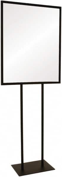 22 Inch Wide x 28 Inch High Sign Compatibility, Steel Square Frame Bulletin Sign Holder MPN:BH28/MAB