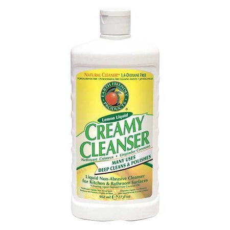 Cream Cleaner And Degreaser, 17 Oz Bottle, Liquid, Clear, 6 PK MPN:97016