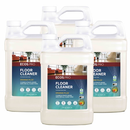 Floor Cleaner, Orange, Liquid, PK4 MPN:PL9295/04