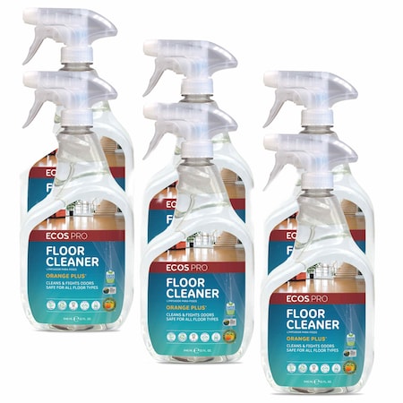 Floor Cleaner, Orange, Liquid, PK6 MPN:PL9295/06