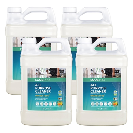 All Purpose Cleaner, Jug, 1 gal, Orange, 4 PK MPN:PL9706/04