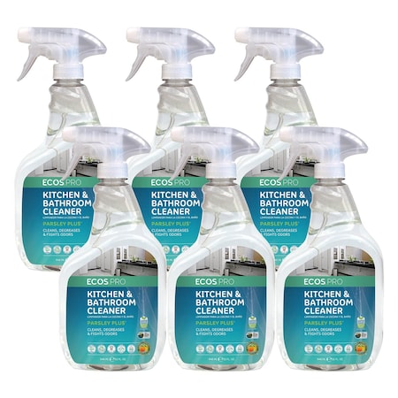 Kitchen and Bathroom Cleaner, Gray, 32 oz MPN:PL9746/6