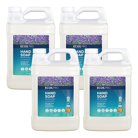 Hand Soap, Biodegradable, Lavender, 4 PK MPN:PL9665/04