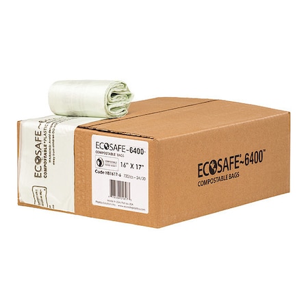 2.5 gal Trash Bags, 17 in x 16 in, 720 PK MPN:HB1617-6