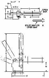 Manual Hold-Down Toggle Clamp: Vertical, 1,000 lb Capacity, U-Bar, Flanged Base MPN:GH-10247