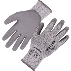 Ergodyne® Proflex 7030 Cut Resistant Gloves Polyurethane Coated ANSI A3 L Gray 1 Pair 10464