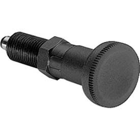 J.W. Winco Indexing Plunger-Lock-Out Type Black Oxide Steel 3/8-24 Thread 617.1-5-3/8X24-AK