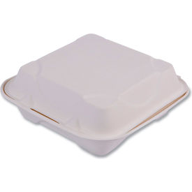 Eco-Products® 1-Comp. Vanguard Renewable & Compostable Clamshell 8