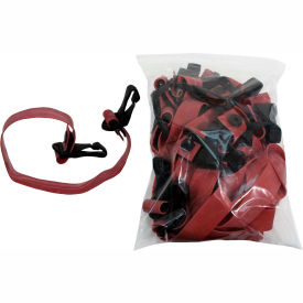 CanDo® Adjustable Exercise Band Light Red 10 Each 10-3202-10